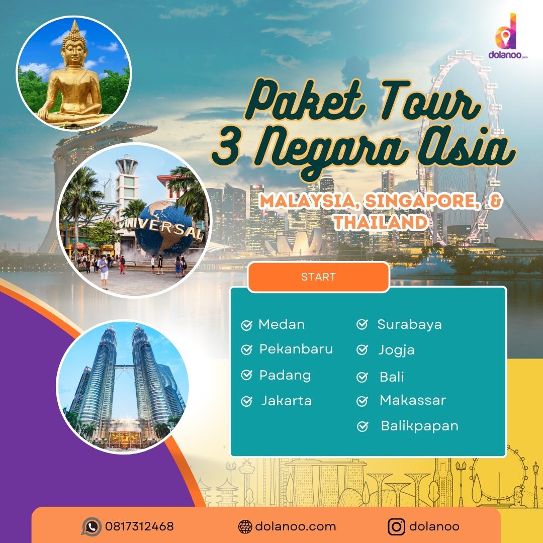 paket tour 3 negara