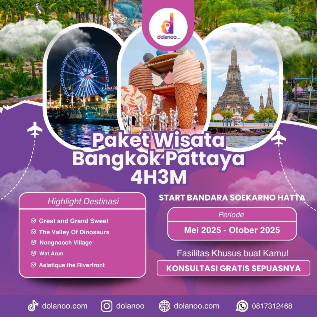 Paket Wisata Bangkok Pattaya 4 Hari 3 Malam